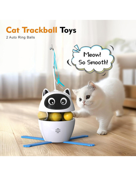 Juguete láser para gatos Kemi 3 en 1 recargable automático