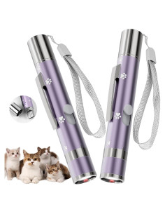 Paquete de 2 Punteros de Luz Roja Interactivos OUMSIS - Recargables