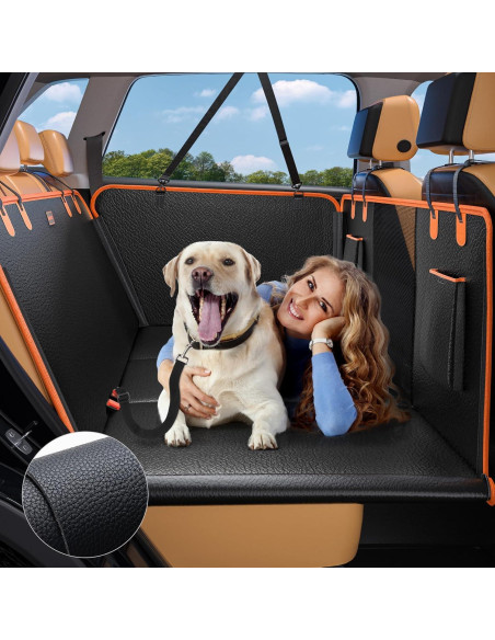 Extensor de Asiento Trasero para Perros MIXJOY 132x63cm Negro Extensor de Asiento Trasero para Perros MIXJOY 132x63cm Negro