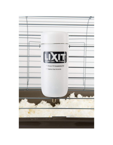 Botella de Agua Lixit 0.47L Boca Ancha Translúcida 8802