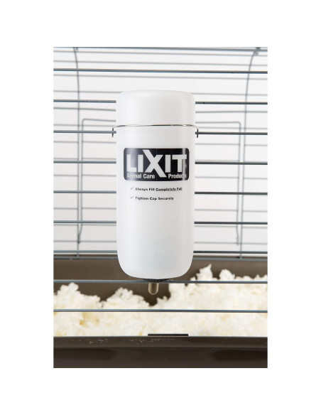 Botella de Agua Lixit 0.47L Boca Ancha Translúcida 8802