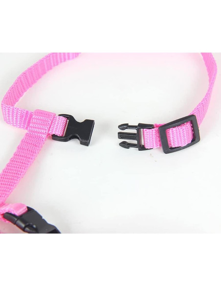 Arnés Ajustable para Mascotas UUYYEO 2 Pcs Rosa y Azul Claro