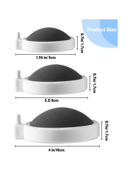 Piedra de Aire para Acuario Blotfish 5.08 cm Burbujas Densas