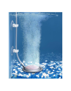 Piedra de aire Pawfly 6.86 cm para acuarios con ventosas