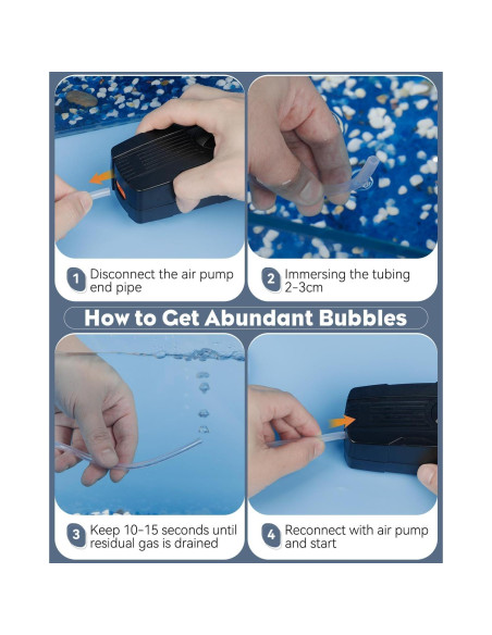 Piedra de aire Pawfly 6.86 cm para acuarios con ventosas