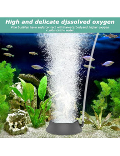 Piedra de Aire para Acuario Hygger, Difusor de Oxígeno 4.06 cm 2