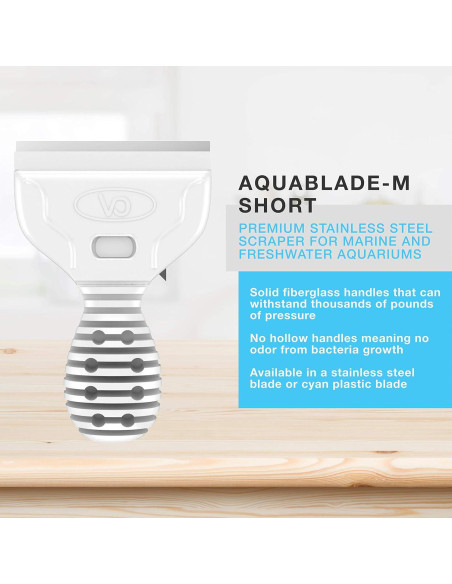 Raspador de Acero Inoxidable AquaBlade M Continuum Aquatics