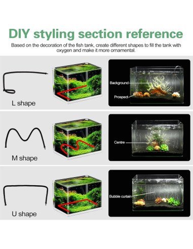 Piedra de Aire para Acuarios HouseUp 60cm Ecológica