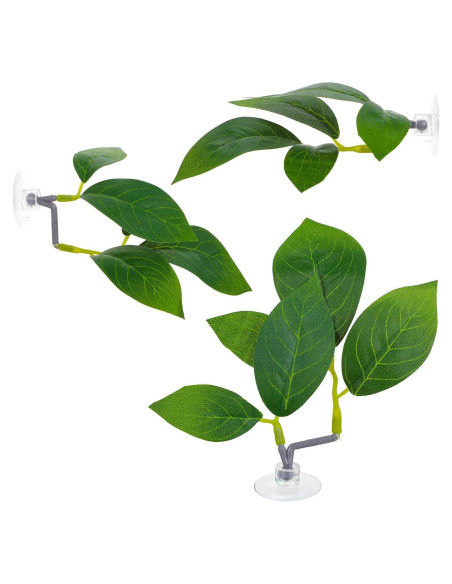 Paquete de 3 almohadillas de hoja Thinp para peces Betta