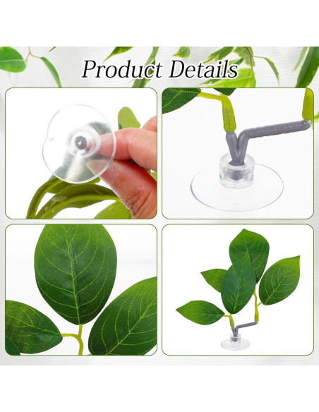 Paquete de 3 almohadillas de hoja Thinp para peces Betta