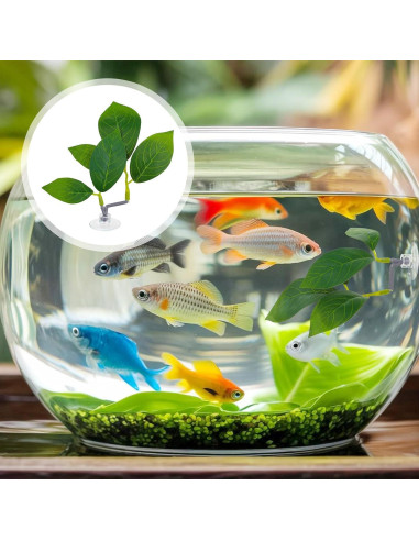 Paquete de 3 almohadillas de hoja Thinp para peces Betta