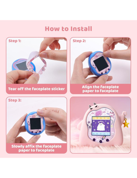 Funda de Silicona BUBBLELOGUS para Tamagotchi Uni - Rosa