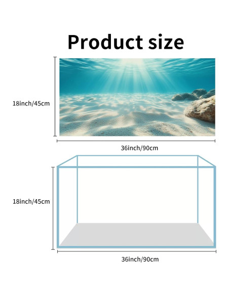 Fondo de Acuario Poliester COMSUN 90x45 cm Ruinas y Plantas