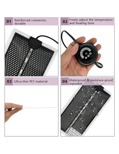 Almohadilla Térmica PeSandy 7W para Reptiles 27.9x15.2 cm