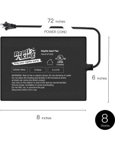 Almohadilla Térmica 8W ReptiKing para Reptiles y Terrarios 2