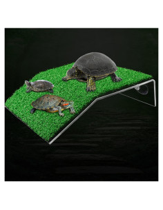 Plataforma de Sol para Tortugas DoubleWood Grande - Rampa Acuario