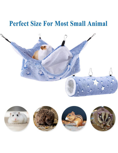 Hamaca y Túnel Colgante Luminoso Mogoko para Mascotas Pequeñas