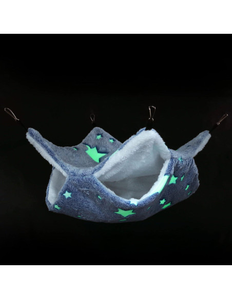 Hamaca y Túnel Colgante Luminoso Mogoko para Mascotas Pequeñas