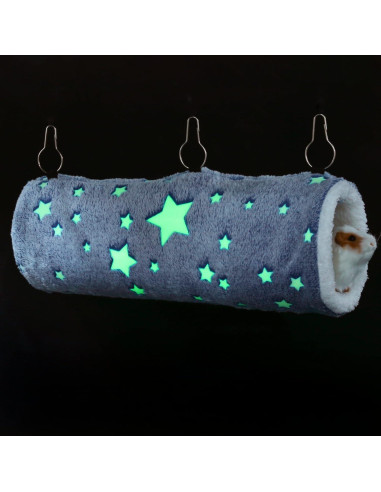 Hamaca y Túnel Colgante Luminoso Mogoko para Mascotas Pequeñas