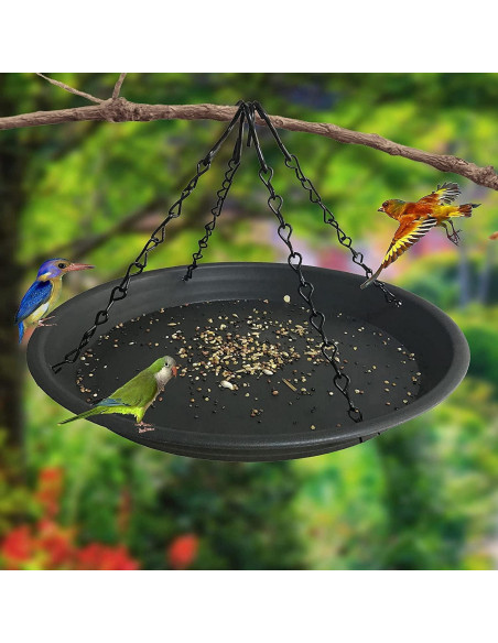 Bandeja Colgante para Comedero de Aves AUXPhome 32.5 cm