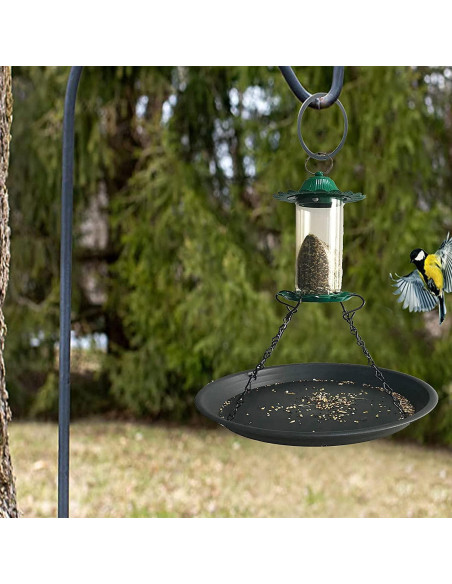 Bandeja Colgante para Comedero de Aves AUXPhome 32.5 cm