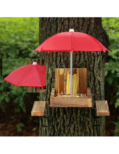 Alimentador de Ardillas MIXXIDEA de Madera 30x20x37 cm