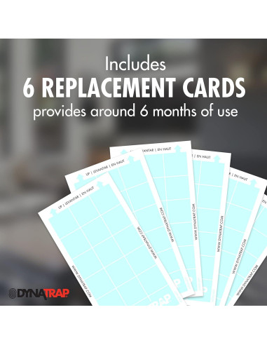 Tarjetas de Pegamento DynaTrap 230093 - Reemplazo 6 Unidades