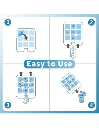 40 Tarjetas Adhesivas Reemplazo YourDaDa para Trampa Insectos