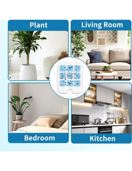 40 Tarjetas Adhesivas Reemplazo YourDaDa para Trampa Insectos 40 Tarjetas Adhesivas Reemplazo YourDaDa para Trampa Insectos