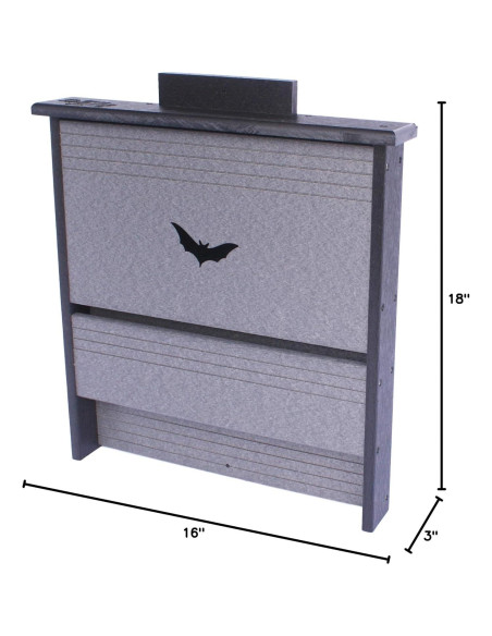 Casa para Murciélagos Ecológica Amish 20 Colonias 45.7x40.6cm