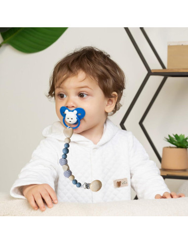 18 Clips de Chupete de Madera para Bebés - Accesorios Seguros