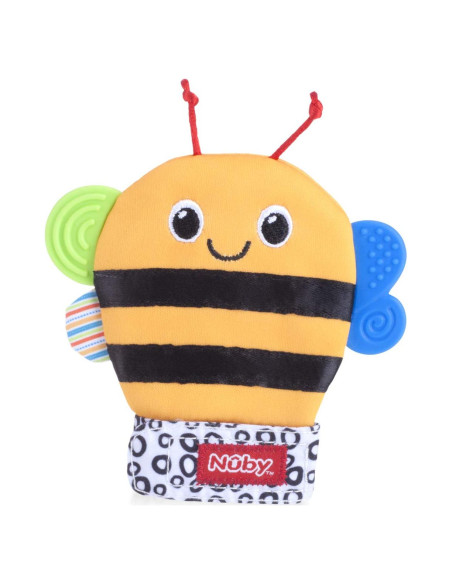 Mitón de Dentición Nuby Happy Handimals Abeja - Lavable