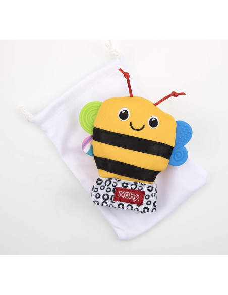 Mitón de Dentición Nuby Happy Handimals Abeja - Lavable