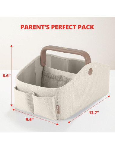 Organizador de Pañales Iluminado Skip Hop Avena con Luz Táctil