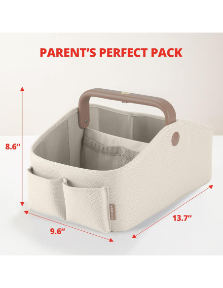 Organizador de Pañales Iluminado Skip Hop Avena con Luz Táctil