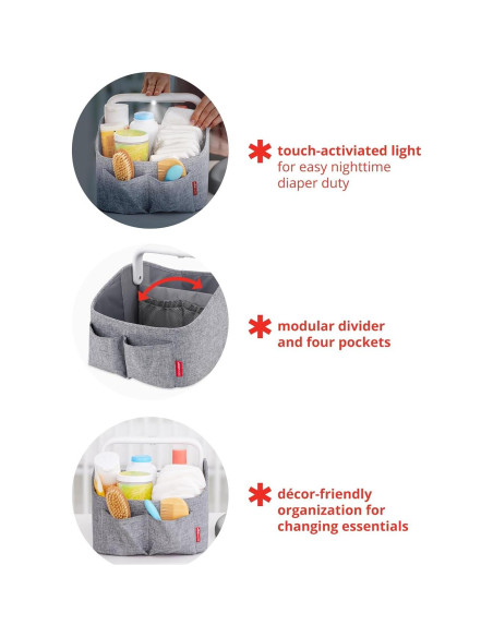 Organizador de Pañales Iluminado Skip Hop Avena con Luz Táctil