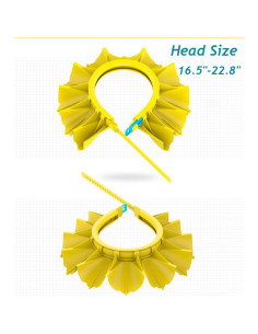 Gorro de Ducha de Silicona OLEWELL para Bebé Ajustable 16.5-22.8 cm 2