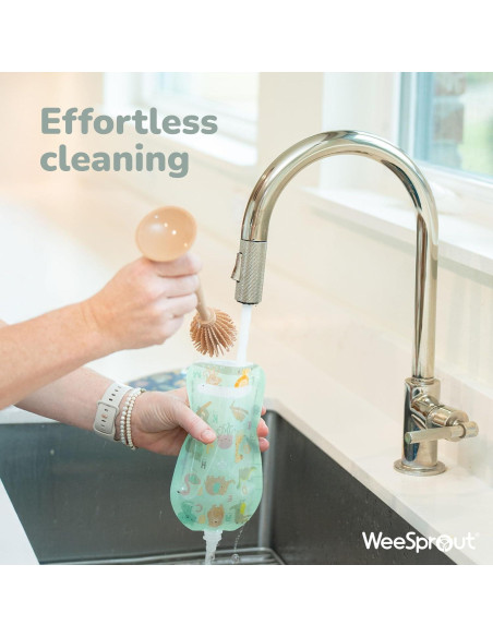 Bolsas de Comida Reutilizables WeeSprout 6 Piezas Animales