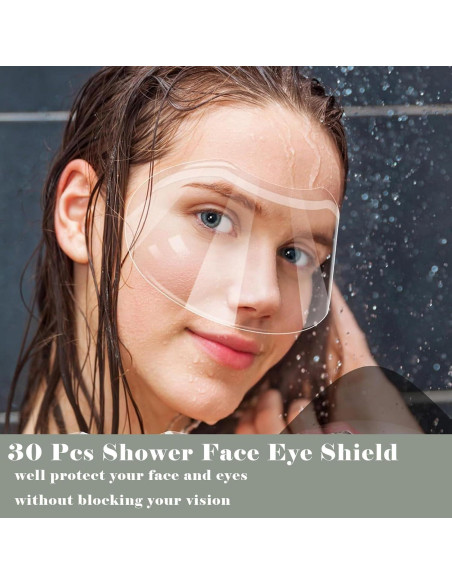 30 Protectores Faciales Desechables CLOEWCL para Ducha y Cirugía