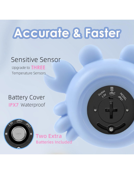 Termómetro de baño CHAMIUU cangrejo para bebés 11.2x9.4cm Termómetro de baño CHAMIUU cangrejo para bebés 11.2x9.4cm