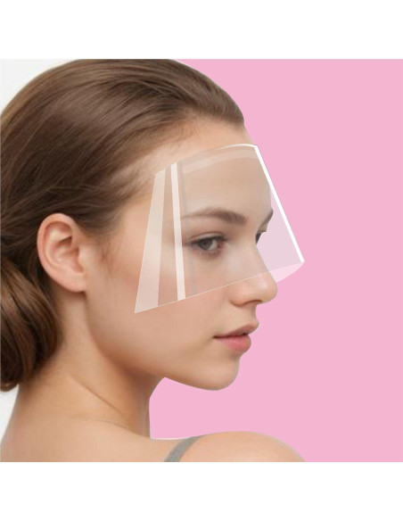 50 Protectores Faciales Desechables Woshop para Ducha y Belleza