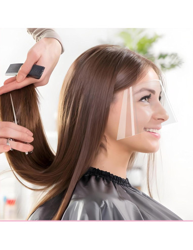 50 Protectores Faciales Desechables Woshop para Ducha y Belleza