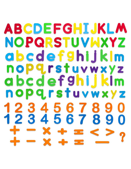 Juego de Letras y Números Magnéticos LovesTown 112 PCS