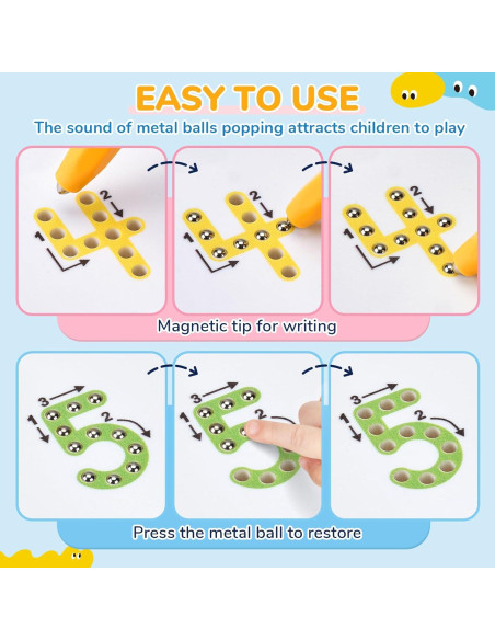 Tablero Magnético de Trazado JoyCat 1-20 para Niños