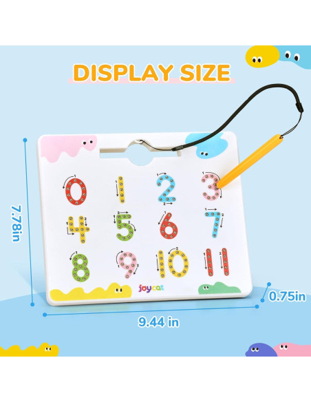 Tablero Magnético de Trazado JoyCat 1-20 para Niños