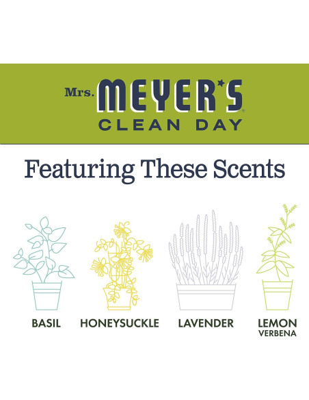 Limpiador Multiusos Mrs. Meyer's 473 ml - Verbena de Limón, Paquete de 3 Limpiador Multiusos Mrs. Meyer's 473 ml - Verbena de Limón, Paquete de 3