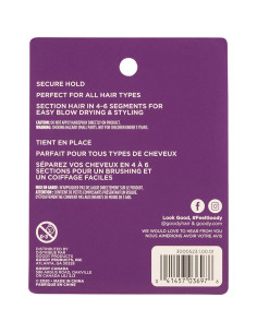 Clips de Sección de Aluminio Goody - 6 Unidades Plata 2