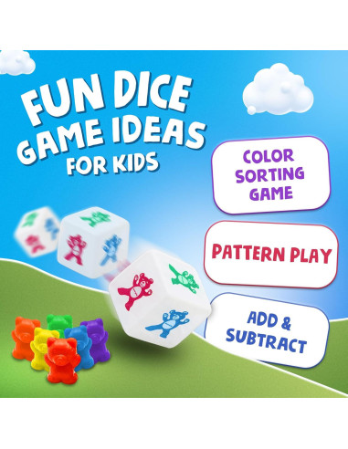 Conjunto de Osos Contadores Skoolzy - 70 Piezas Juguetes Educativos