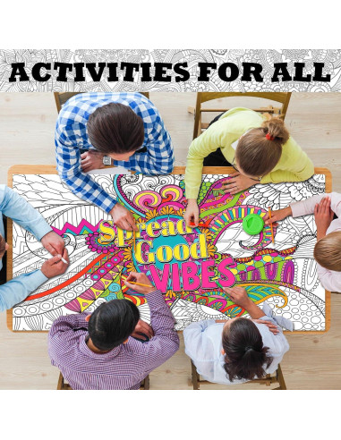 Póster de Colorear Gigante Naozinebi 63.5x127cm Motivacional