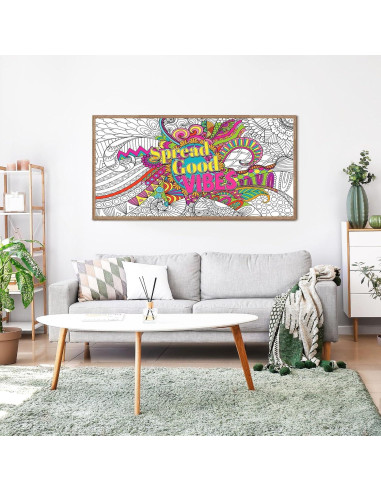 Póster de Colorear Gigante Naozinebi 63.5x127cm Motivacional